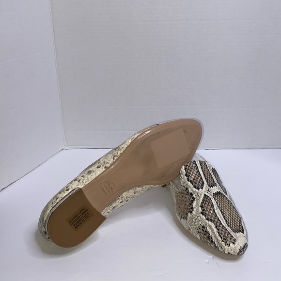 AGL Leather Snakeskin Flats Size US 7.5 EU 38 - Picture 5 of 7